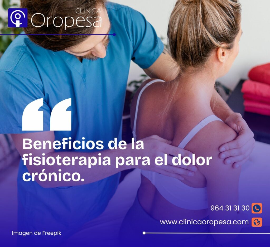 Tratamientos de fisioterapia para aliviar el dolor crónico y tratar problemas musculares o articulares graves en Oropesa del Mar.